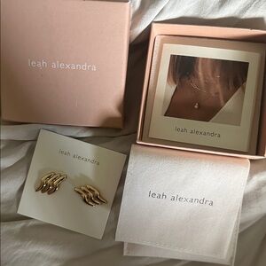 Leah Alexandra Wave Earrings